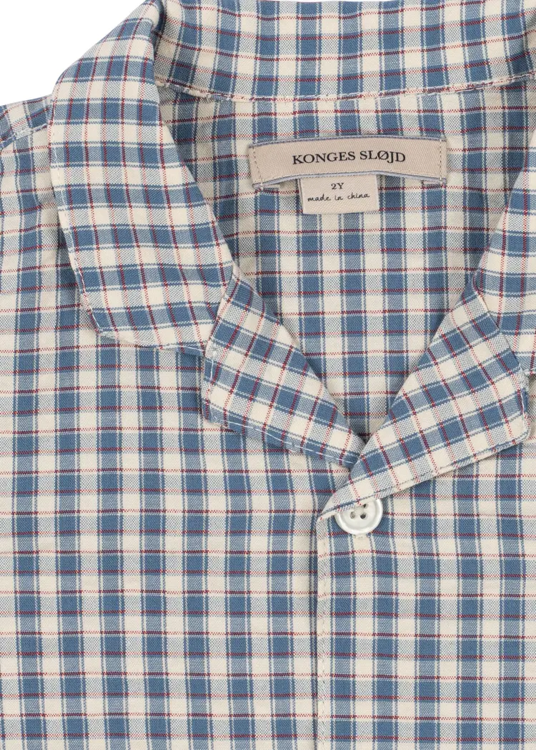 Konges Sløjd KIM SHORT SLEEVE SHIRT - Captains check