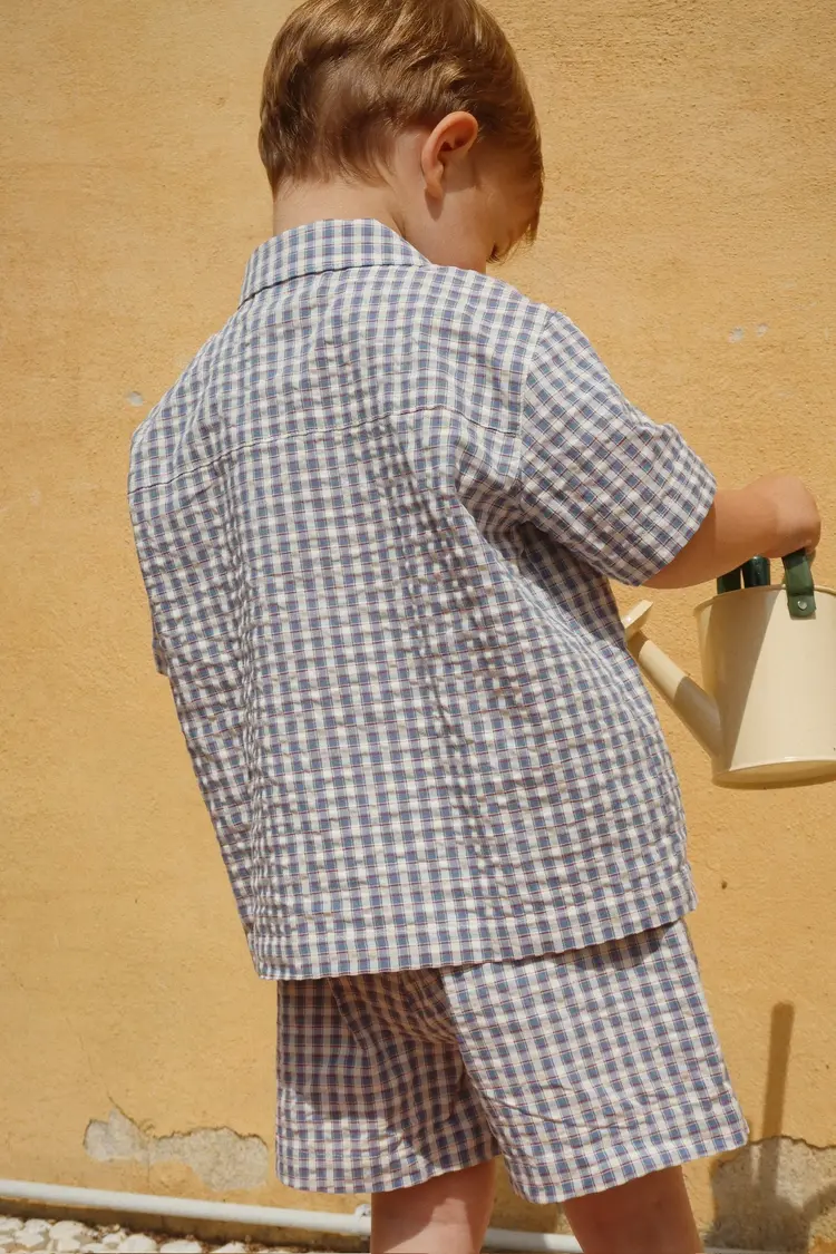 Konges Sløjd KIM SHORT SLEEVE SHIRT - Captains check