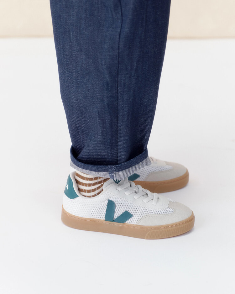 Veja VOLLEY ELASTIC LACES AIRCELL WHITE BRITANNY NATURAL