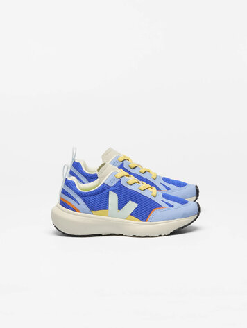 Veja CANARY ELASTIC LACES ALVEOMESH PAROS ICE OLYMPE