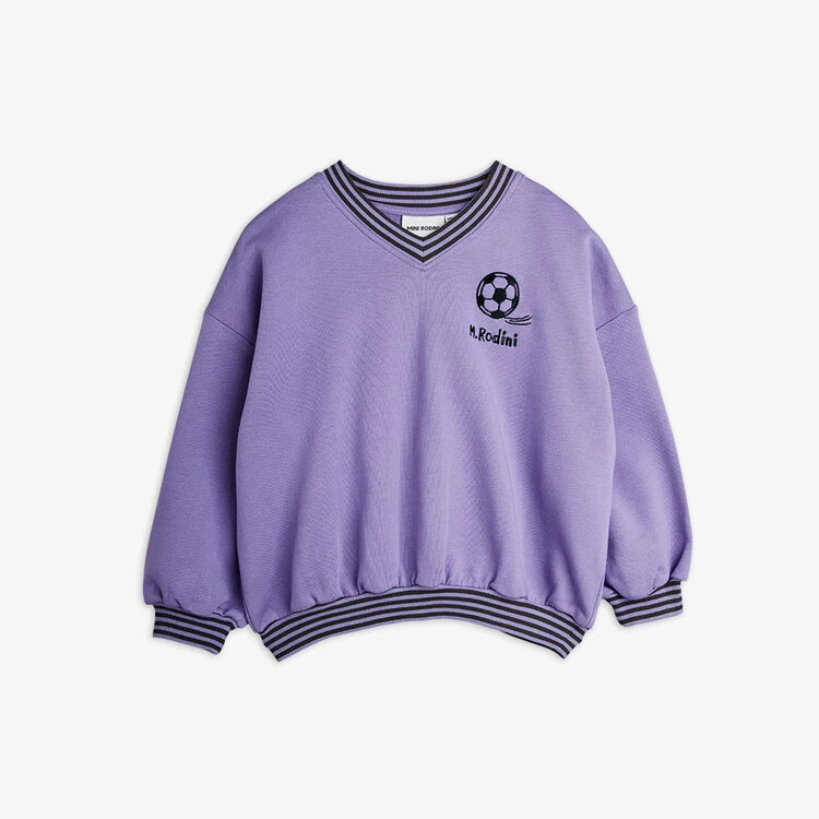 Mini Rodini Football Sweatshirt - Purple