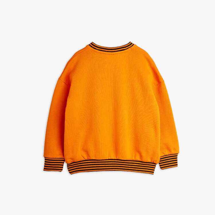 Mini Rodini Football Chenille Sweatshirt - Orange