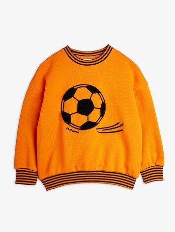 Mini Rodini Football Chenille Sweatshirt - Orange