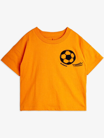 Mini Rodini Football Chenille Tee - Orange