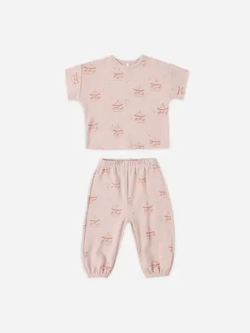 Jersey Tee + Pant Set Carousel