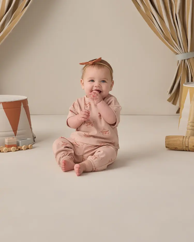 Quincy Mae Jersey Tee + Pant Set Carousel