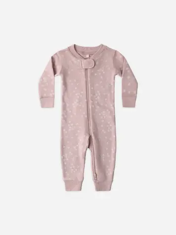 Zip Longsleeve Sleeper Mauve Daisy