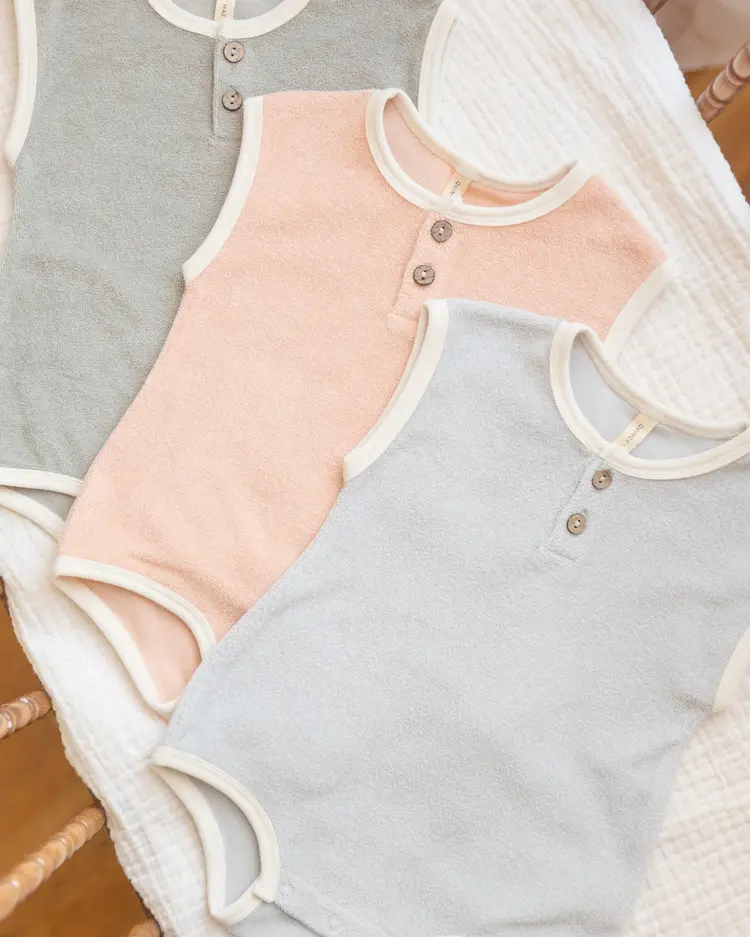 Quincy Mae Terry Cloth Romper