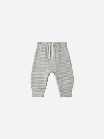 Quincy Mae Drawstring Pant Micro Stripe