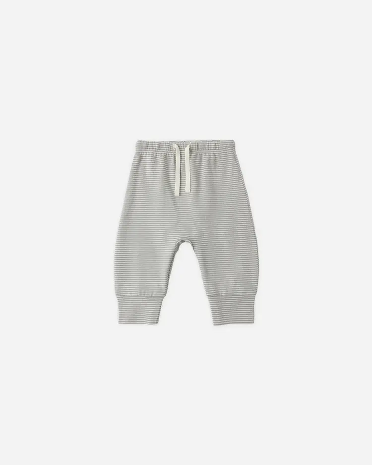 Quincy Mae Drawstring Pant Micro Stripe