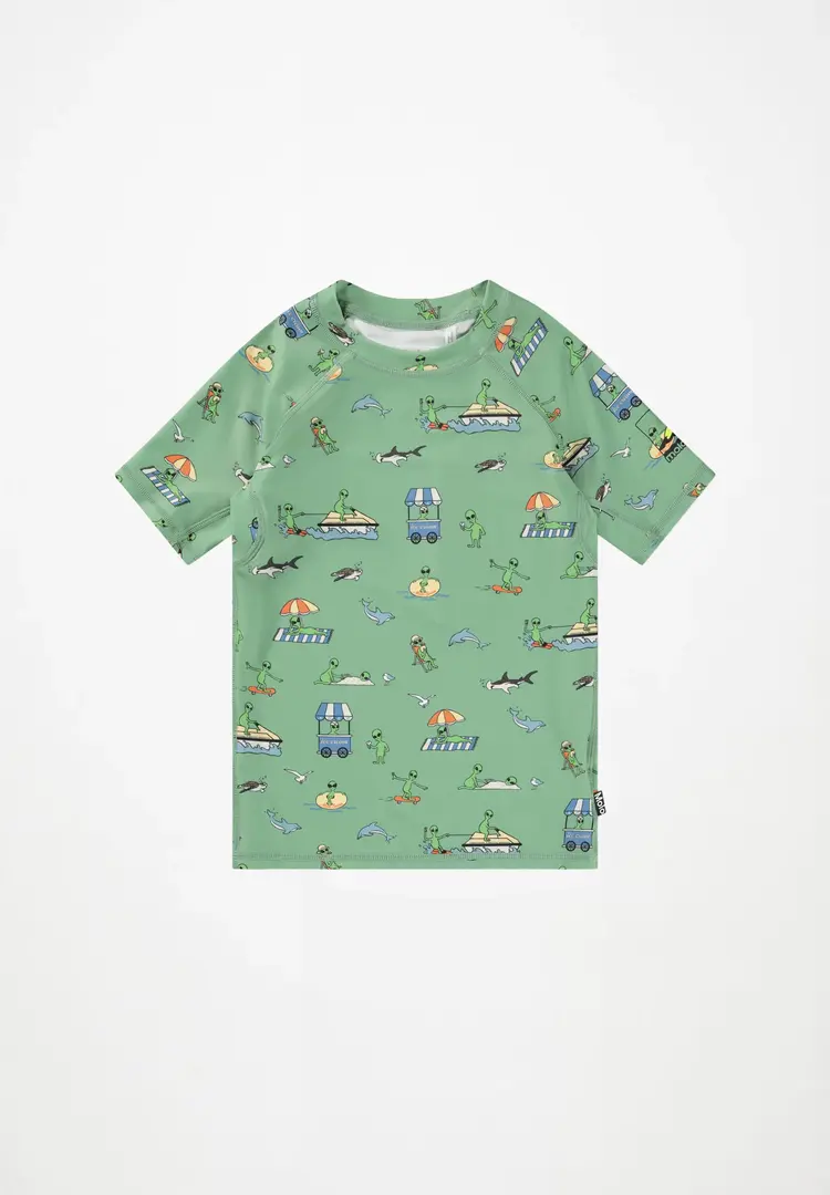 Molo Neptune Swim Shirt - Alien Vaca