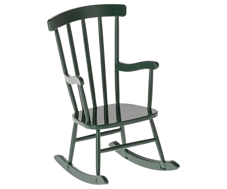 Maileg Maileg Rocking Chair, Mouse - DARK GREEN