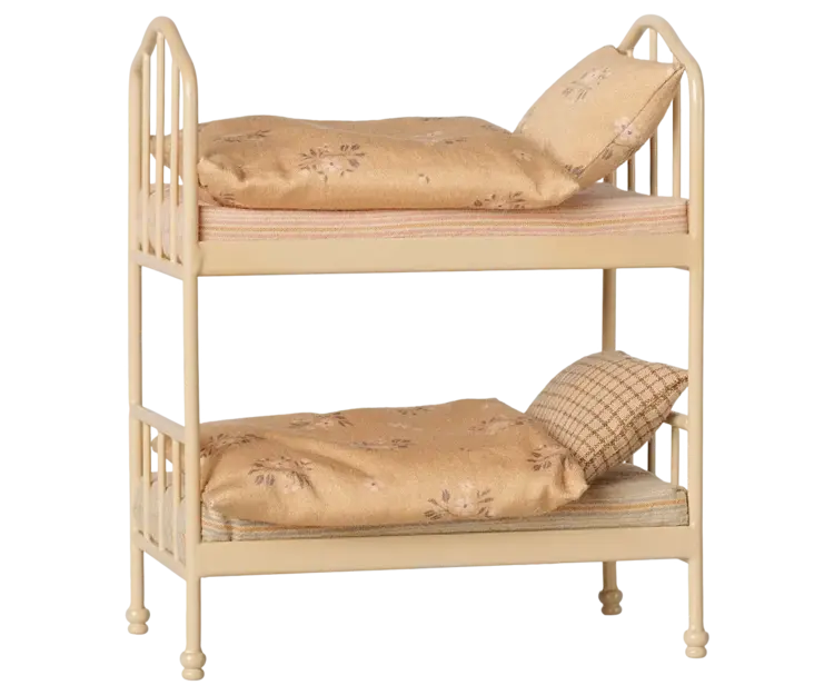 Maileg Bunk Bed, Mouse - WHEAT