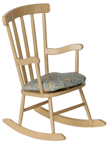 Maileg Rocking Chair, Mouse - WHEAT