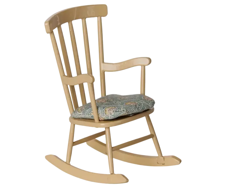 Maileg Rocking Chair, Mouse - WHEAT