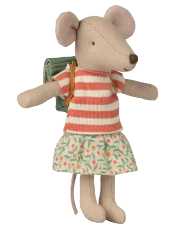 Maileg Tricycle Mouse, Big Sister - Green