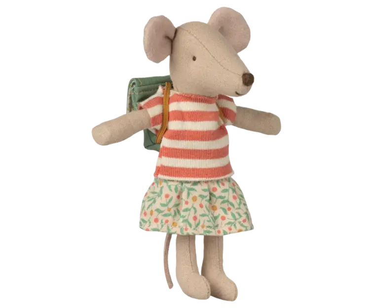 Maileg Tricycle Mouse, Big Sister - Green