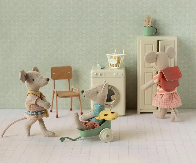 Maileg Little Sister Mouse With Bag