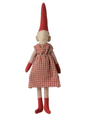 Maileg Pixy, Size 1 - Girl - RED DRESS