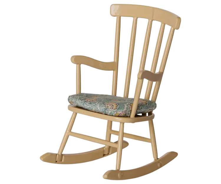 Maileg Rocking Chair, Mouse - WHEAT
