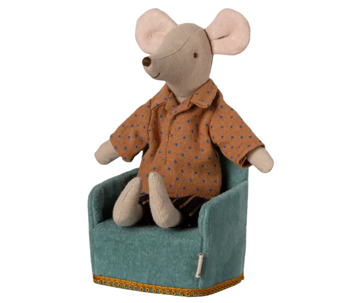 Maileg Folding Chair, Mouse - MINT