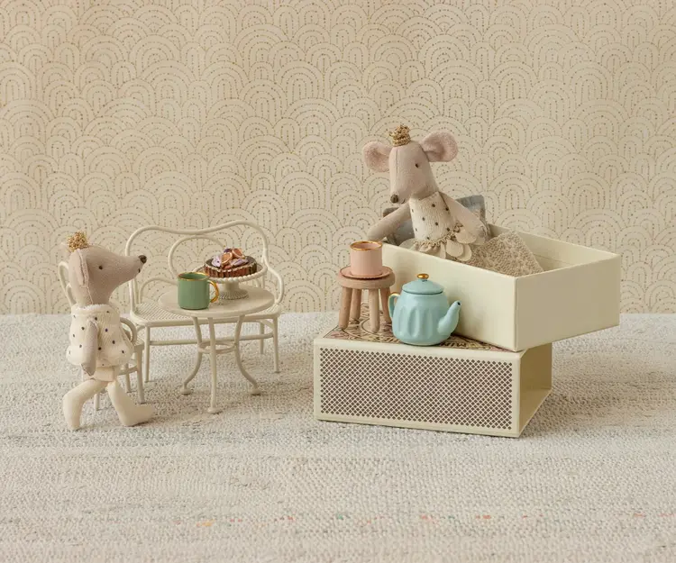 Maileg Royal Twins, Little Sister & Brother in Matchbox