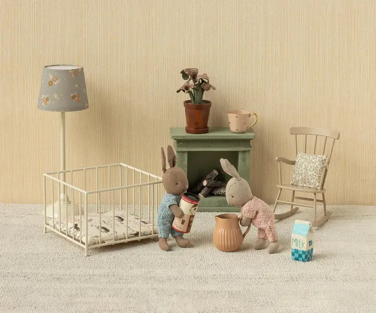 Maileg Floor Lamp, Miniature - SAND