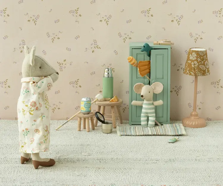 Maileg Closet, Mouse - SOFT BLUE