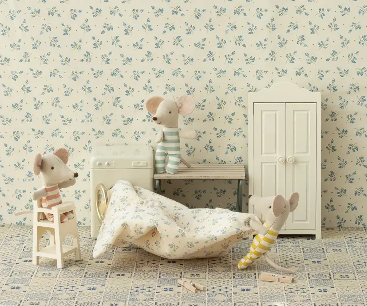 Maileg High Chair, Mouse - OFF WHITE