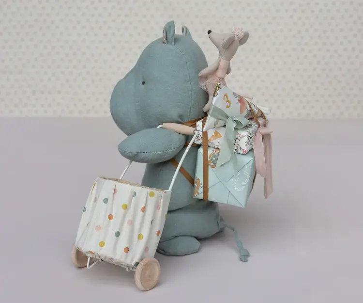 Maileg Trolley, Mini - MULTI DOTS