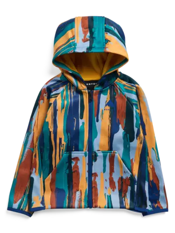 Burton Toddlers' Crown Weatherproof Full-Zip Fleece- Paint Stripe