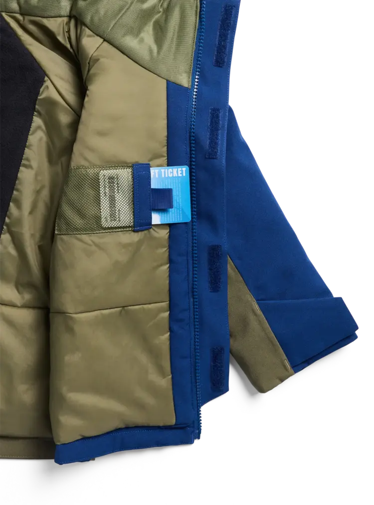 Burton Toddlers' Ascutney 2L Jacket - Twilight Blue / Forest Moss BLUE/MOSS