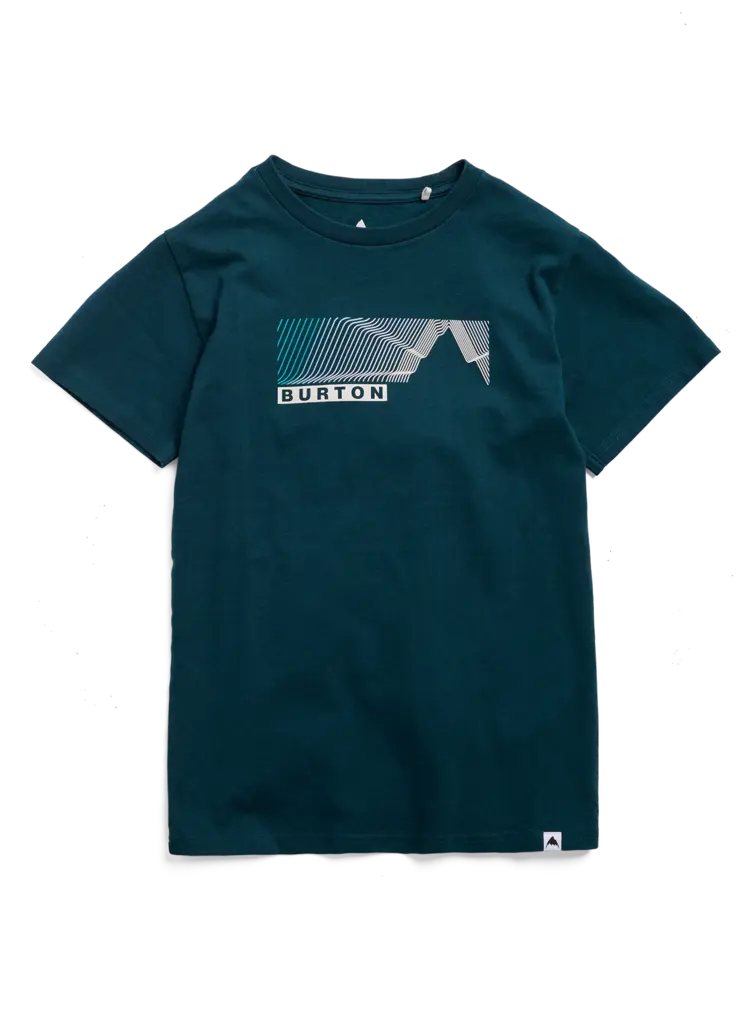 Burton Kids' Elmore Short Sleeve T-Shirt- Atlantic Teal