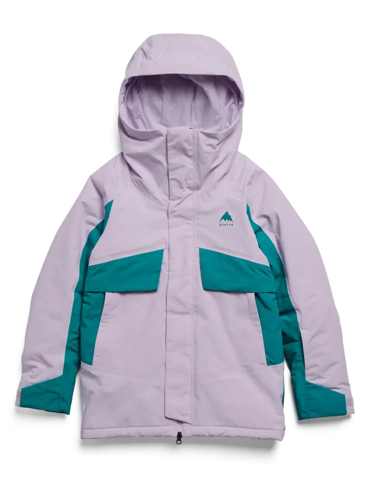 Burton Kids' Ascutney 2L Jacket- Moondust Purple / Pacific Teal