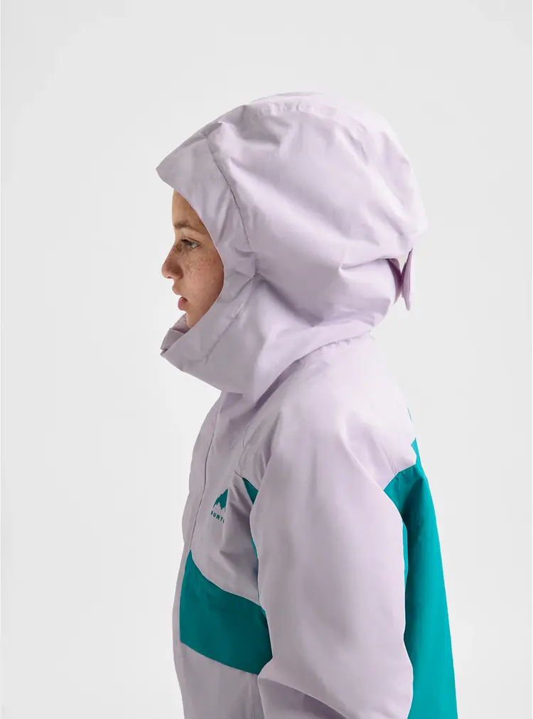 Burton Kids' Ascutney 2L Jacket- Moondust Purple / Pacific Teal