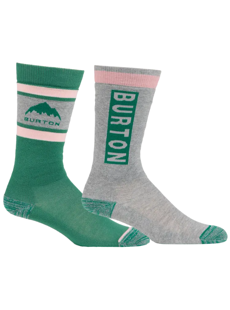 Burton Kids' Weekend Midweight Socks (2 Pack)