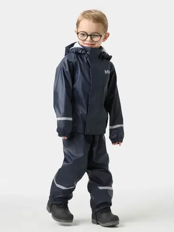 Helly Hansen Kids' Bergen 2.0 Rain Set - NAVY