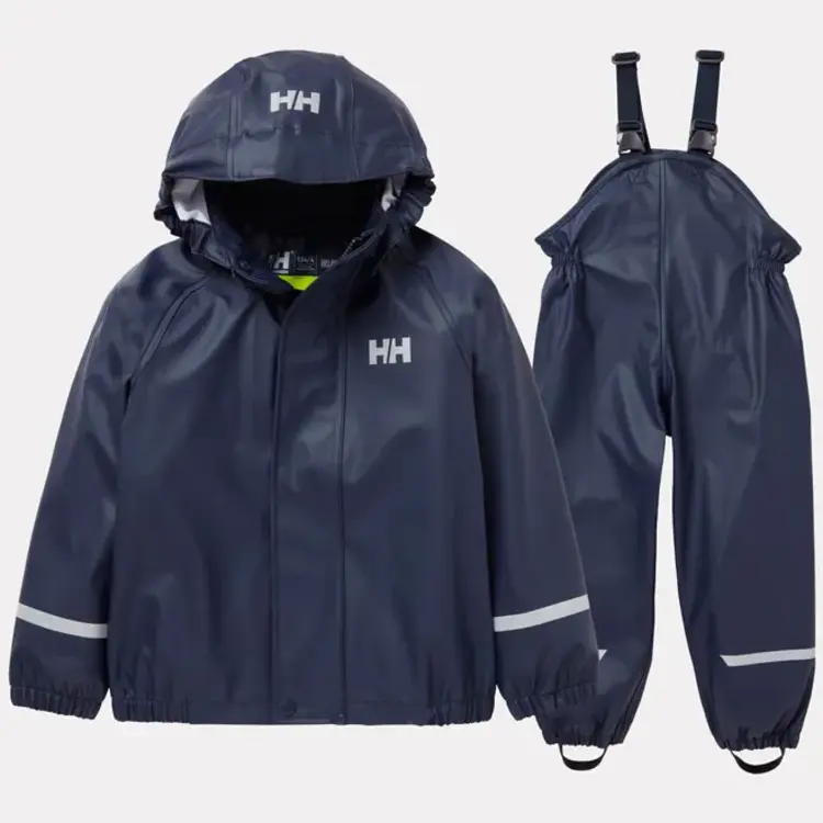 Helly Hansen Kids' Bergen 2.0 Rain Set - NAVY