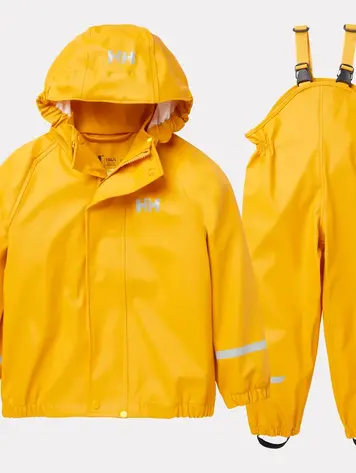 Helly Hansen Kids' Bergen 2.0 Rain Set - YELLOW