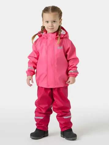 Helly Hansen Kids' Bergen 2.0 Rain Set - Cranberry