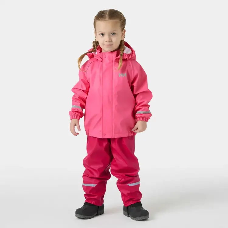 Helly Hansen Kids' Bergen 2.0 Rain Set - Cranberry