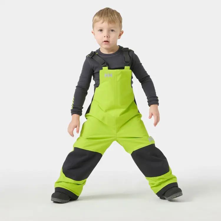 Helly Hansen Kids' Rider 2.0 Insulated Ski Bib- Luminous Green
