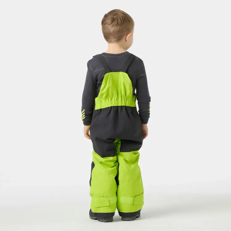 Helly Hansen Kids' Rider 2.0 Insulated Ski Bib- Luminous Green