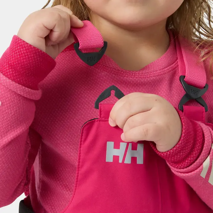 Helly Hansen Kids' Rider 2.0 Insulated Ski Bib- Hot Pink