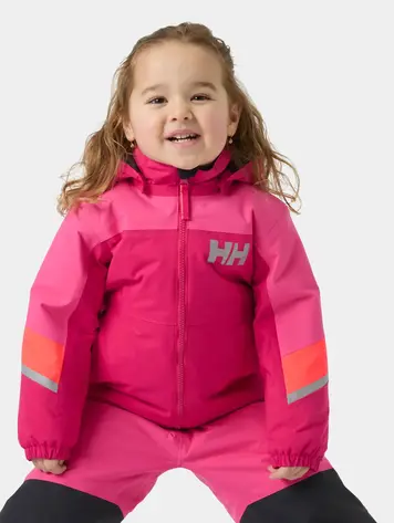 Helly Hansen Kids' Rider Insulated Ski Jacket- Cranberry