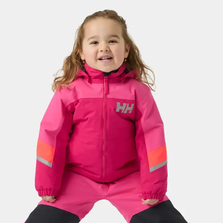 Helly Hansen Kids' Rider Insulated Ski Jacket- Cranberry