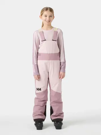 Helly Hansen Girls' Stellar Ski Bib Pants- Purple Clay