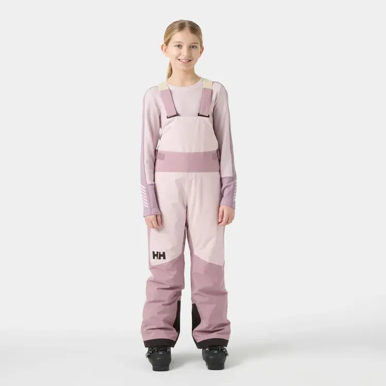 Helly Hansen Girls' Stellar Ski Bib Pants- Purple Clay