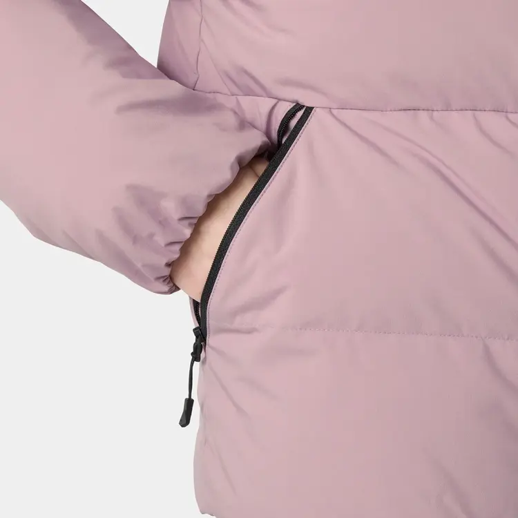 Helly Hansen Girls' Nora Short Puffy Ski Jacket- Purple Clay