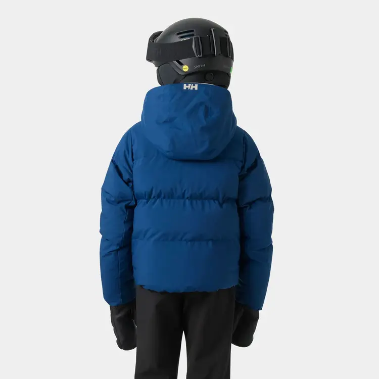 Helly Hansen Girls' Nora Short Puffy Ski Jacket- Dark Blue